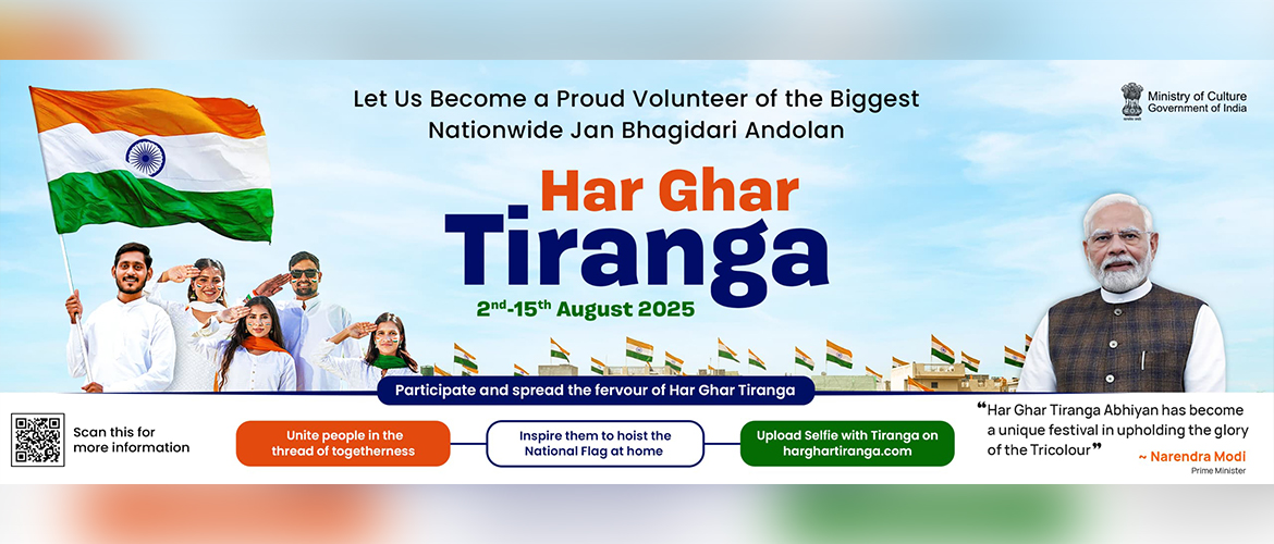  Har Ghar Tiranga 2-15 August 2025