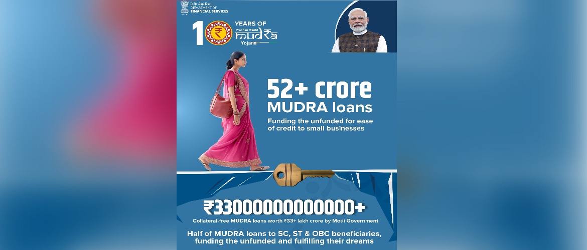  10 years of Pradhan Mantri MUDRA Yojana