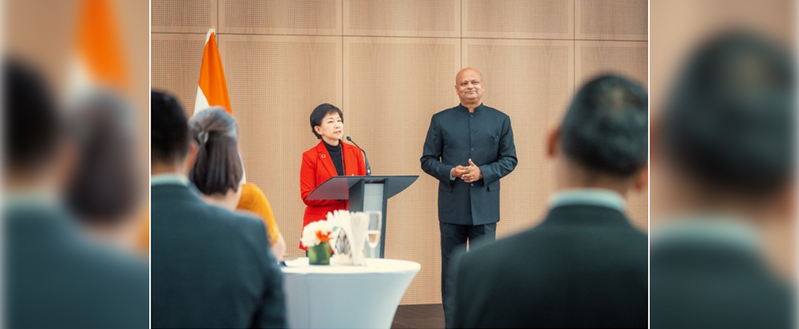 Ambassador and PR to CD Anupam Ray hosted a reception to mark the occasion of India’s Presidency of the Conference on Disarmament. Ms. Izumi Nakamitsu, the UN High Representative for Disarmament Affairs graced the occasion